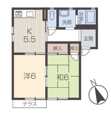 エポックマンションの物件間取画像